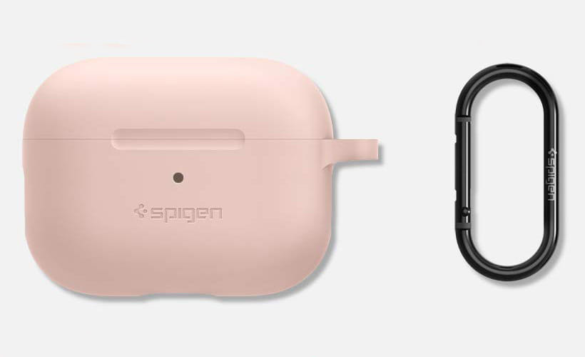 Oryginalne etui od marki Spigen z serii Silicone Fit dla AirPods Pro
